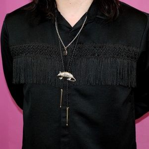 ASOS Fringe Button Up Shirt